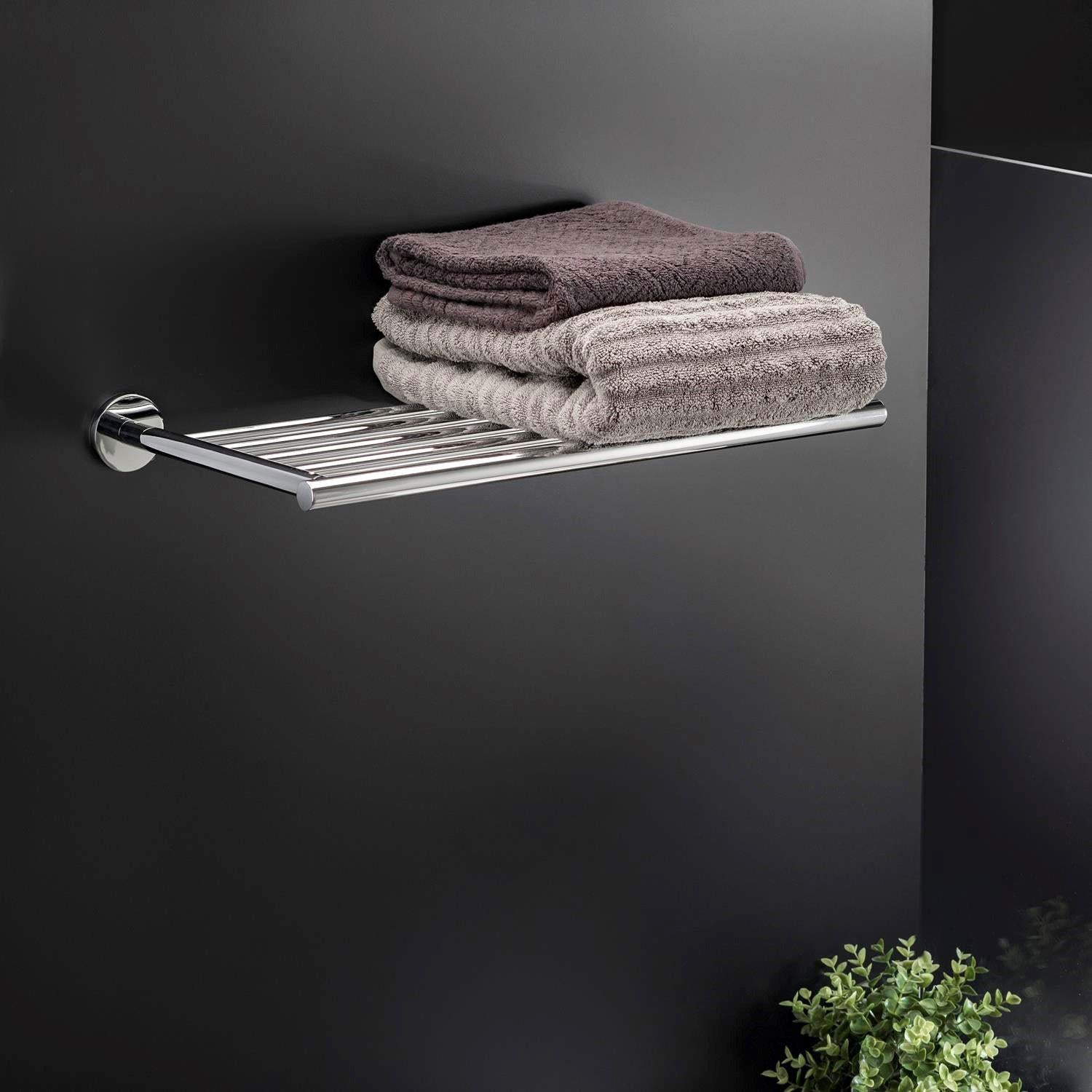 Towel Rack 54cm, 10kg Resistance Polished Silver, Architect S+ Collection