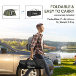 Inflatable 3-4 Man Tunnel Tent, Air Pump | Green