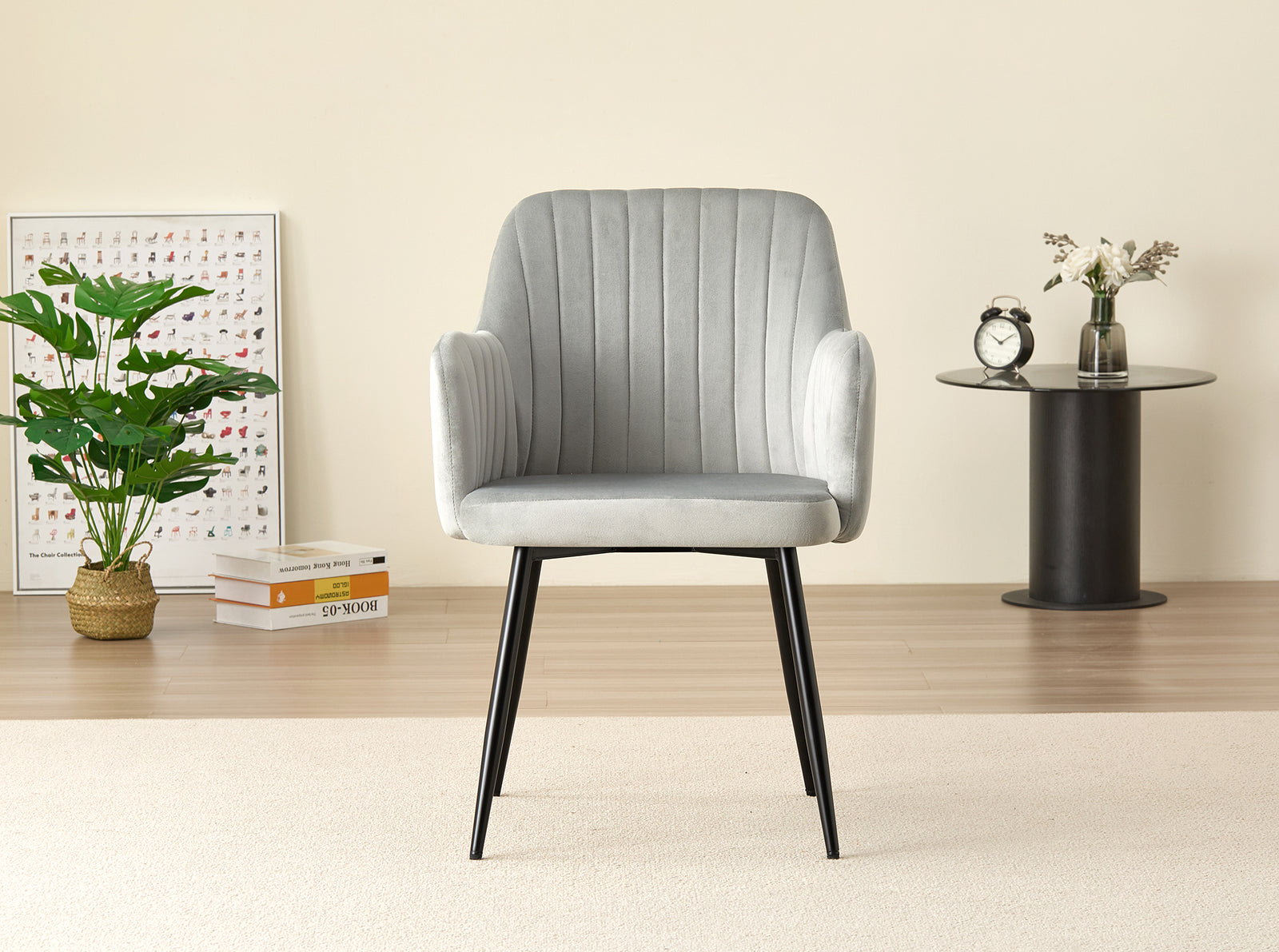 Charlotte Velvet Dining Chairs Set Of 2 - Modern Elegance And Comfort