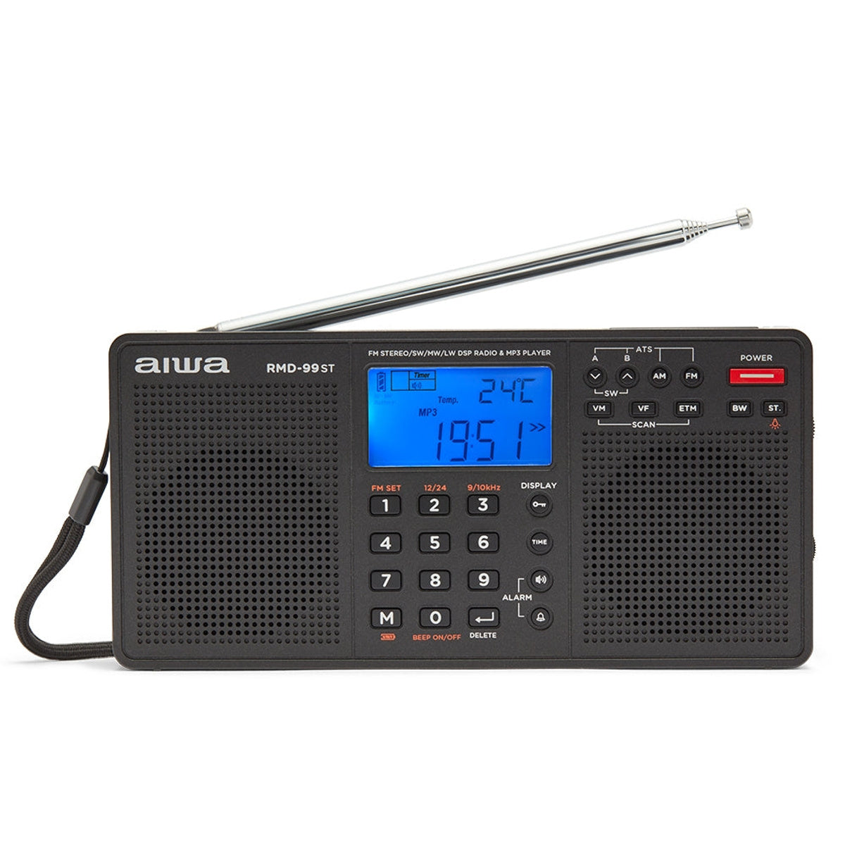 Rmd-99st Multiband Stereo Radio | Black
