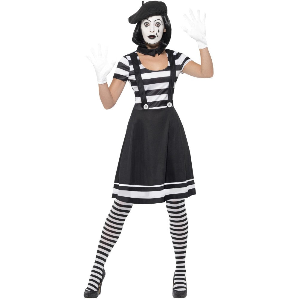 Lady Mime Artist Costume | Small