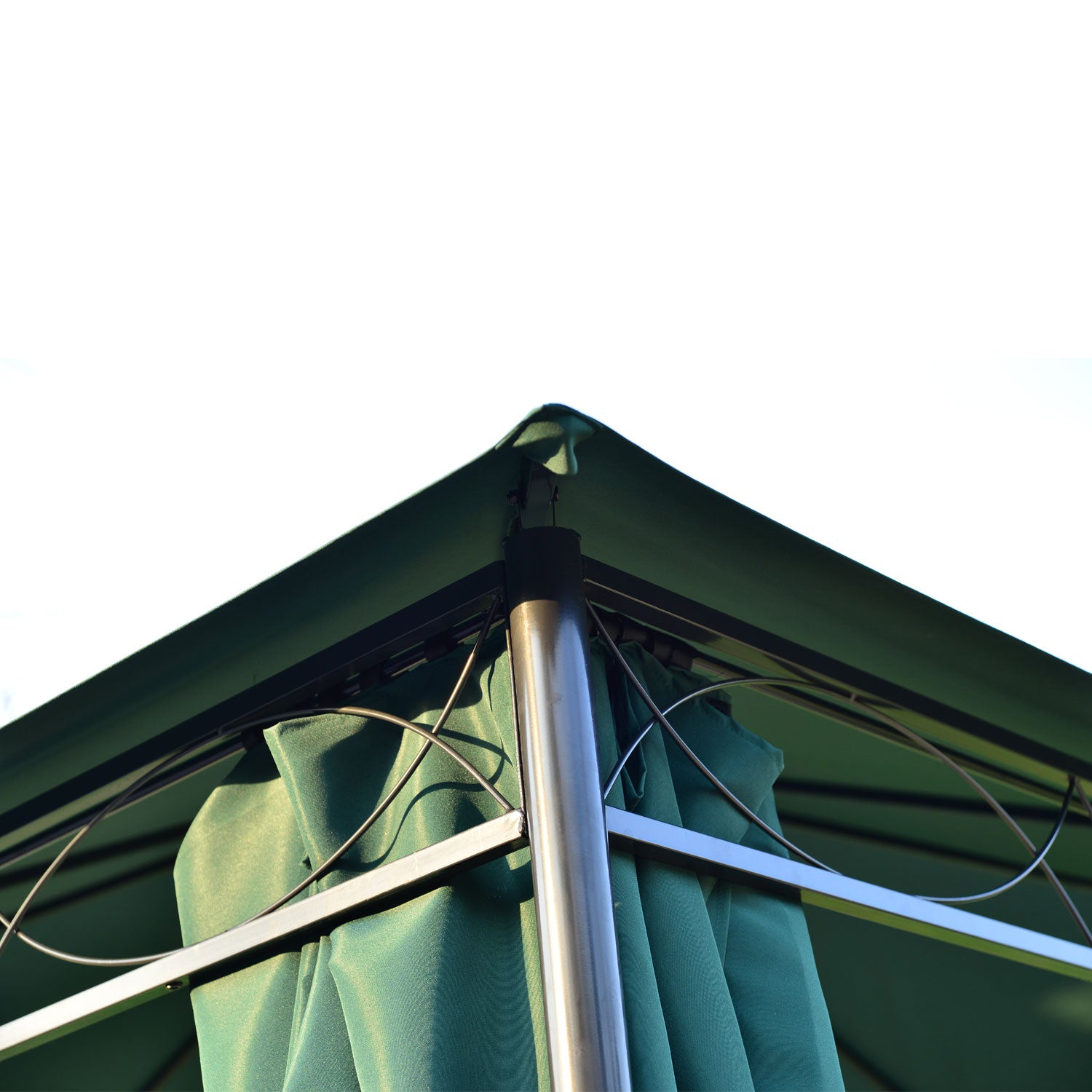 3 X 3m Metal Garden Gazebo Marquee Party Tent Sidewalls