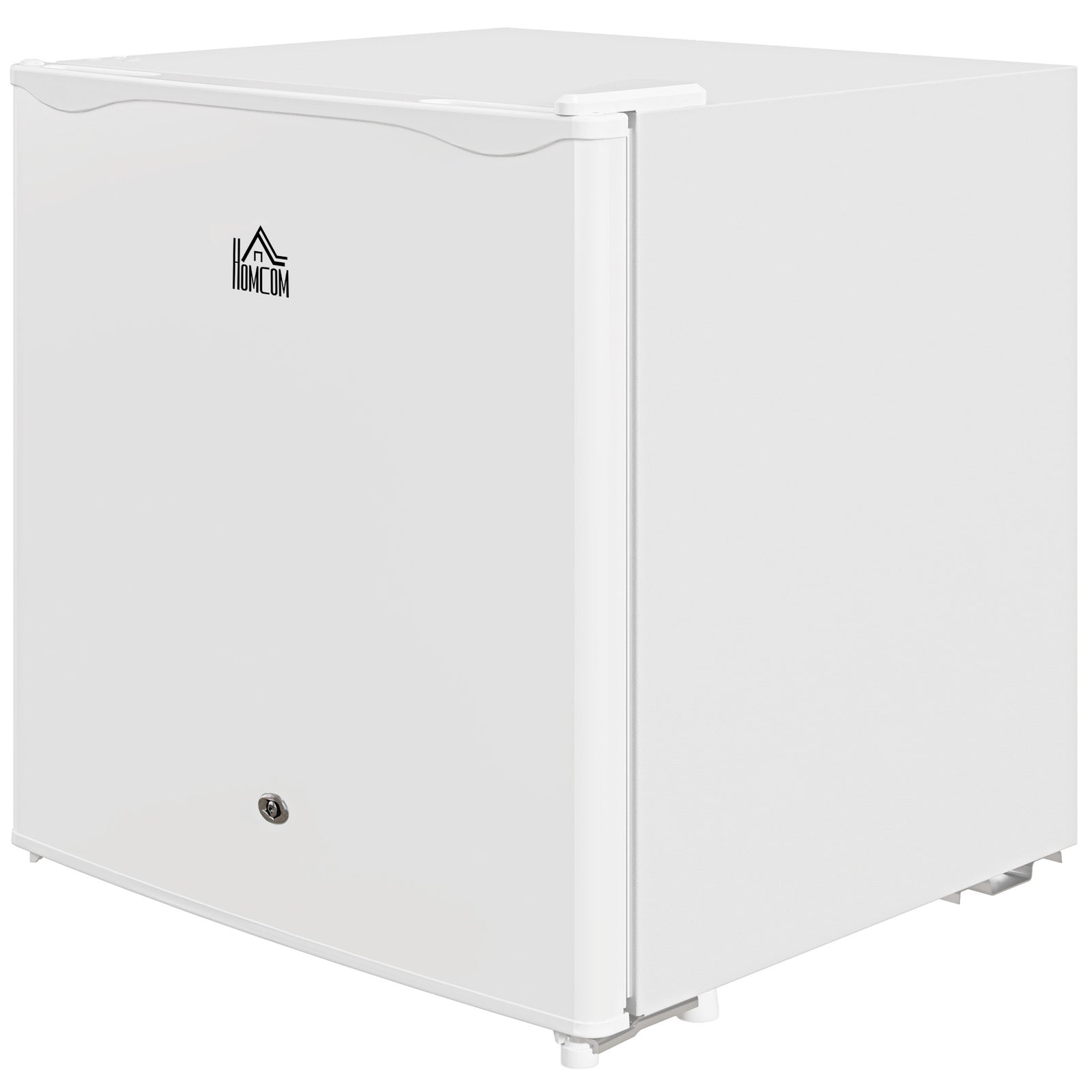 46l Counter Top Fridge Mini Fridge With Lock Chiller Box | One Size | Cream