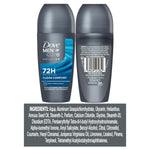 Men+care Antiperspirant Roll On Clean Comfort 72h Protection, 6x50ml