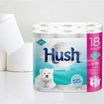 Luxury White 3 Ply Scented Core Bathroom Tissues, 18 Rolls