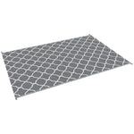 Reversible Rug W/ Carry Bag 182x274cm | Gray