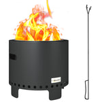 45cm Smokeless Wood Burning Firepit Metal Fire Pit