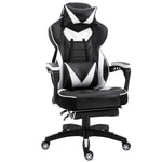 Gaming Chair Reclining W/ Footrest | White
