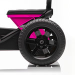 Pedal Go-kart For Kids With Silent Eva Wheels, Metal Frame | Pink