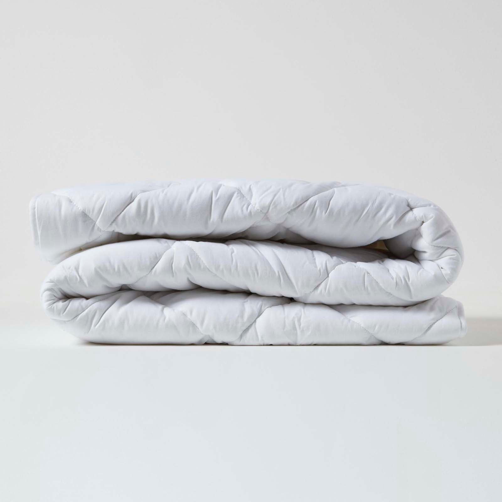 Luxury Extra Thick 500 Gsm Cotton Mattress Topper | King | White