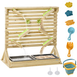 Kids Running Water Playset W/ Sink Toys, Water Carts, Tracks