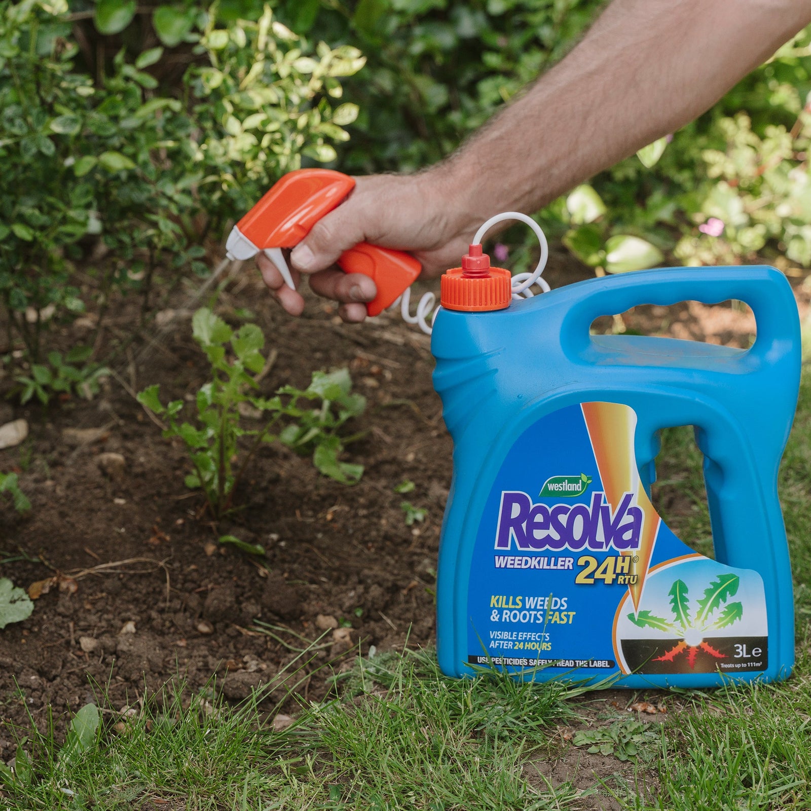 24h Ready To Use Power Pump Weeds & Roots Killer Refill, 5 Litre