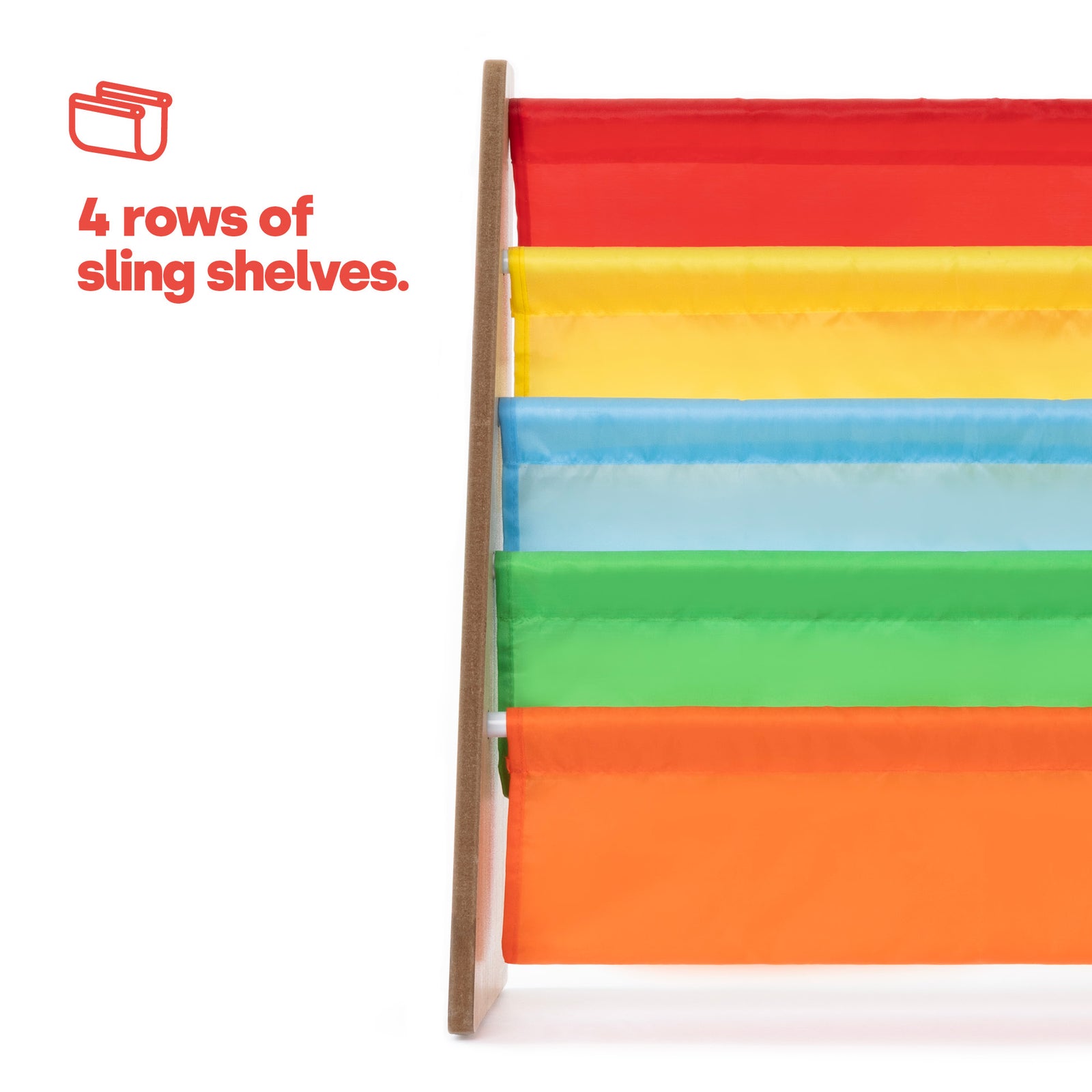 Childrens Bookcase - Rainbow