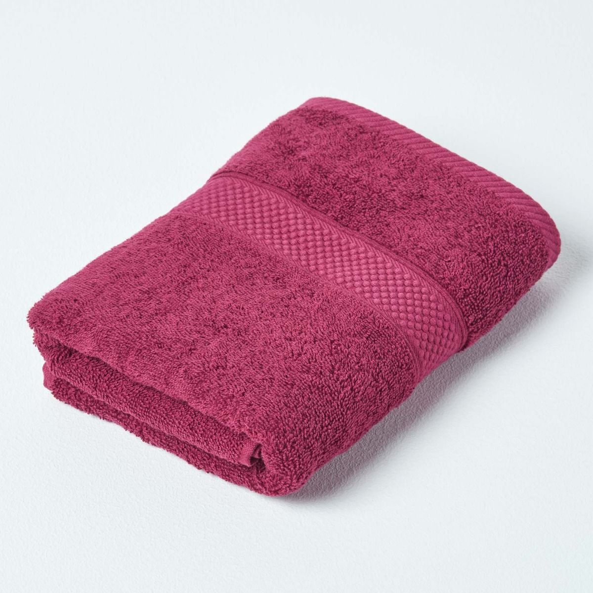 Turkish Cotton 500gsm Towel | Hand Towel | Burgundy