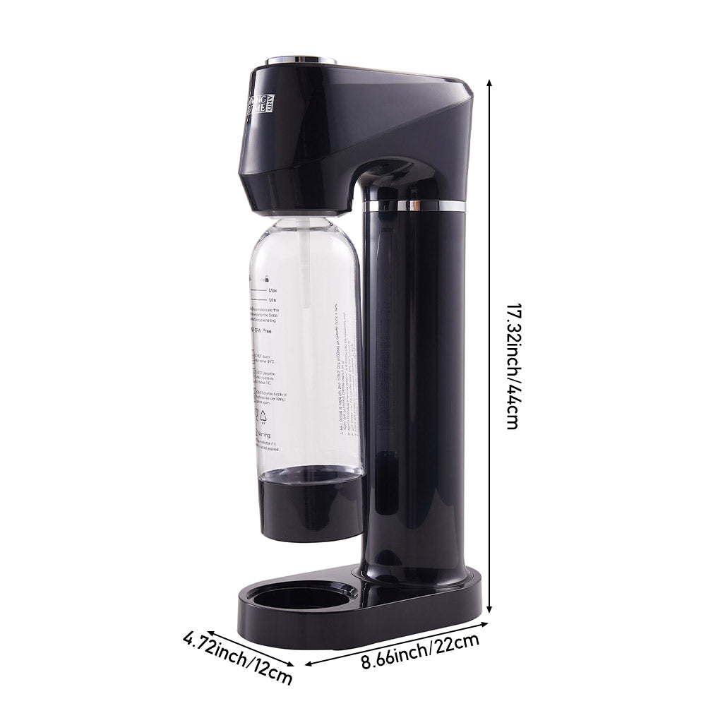 Co₂ Cylinder Soda Maker Sparkling Water Machine With 1l Carbonating Bottle