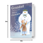 The Snowman Grandad Christmas Card Official Product