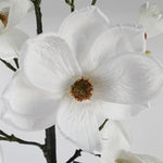 Artificial 110cm Magnolia Artificial Tree White Potted