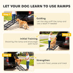 191 X 50cm Dog Ramp For Car, Pet Stairs For Large Dogs, For Suvs