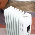 Oil Filled Radiator Space Heater With Heat Settings Remote | One Size | Black
