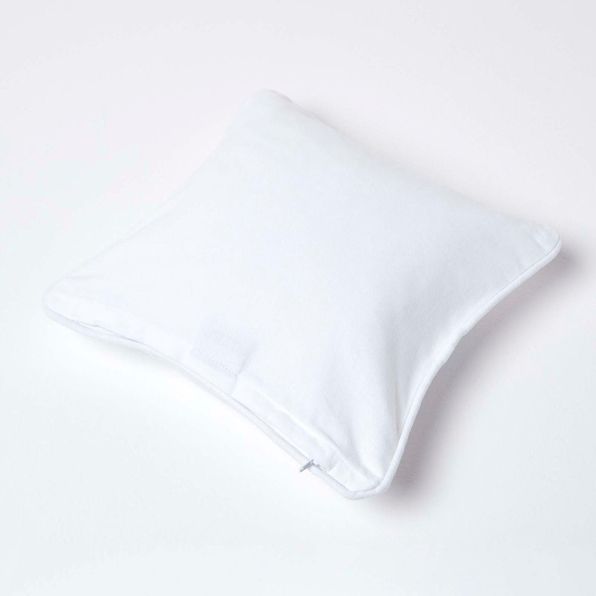 Cotton Plain Cushion Cover | 45cm x 45cm | White