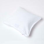 Cotton Plain Cushion Cover | 60cm x 60cm | White