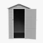 4x6 Ft Outdoor Garden Plastic Storage Shed | Grey