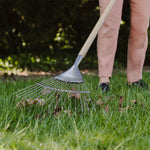 Garden Life Lightweight Stainless Steel Lawn Rake