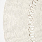 Crochet Braided Round Rug | 150cm | Natural