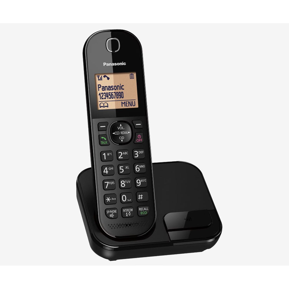 Kx-tgc413eb Digital Cordless Phone With Triple Handsets | Black