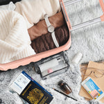 45x36x20cm Lightweight Underseat Cabin Carry On Suitcase - 100+ Airline Approved - Hard Shell Luggage - 4 Wheels | 45 x 36 x 20cm | Rose Gold