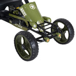 Go Kart Ride On Racer W/hand Brake Pedal