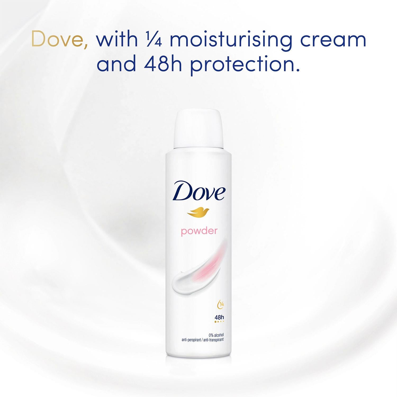 Powder Anti-perspirant With 48h Sweat Protection Deo For Women 200ml, 6pk