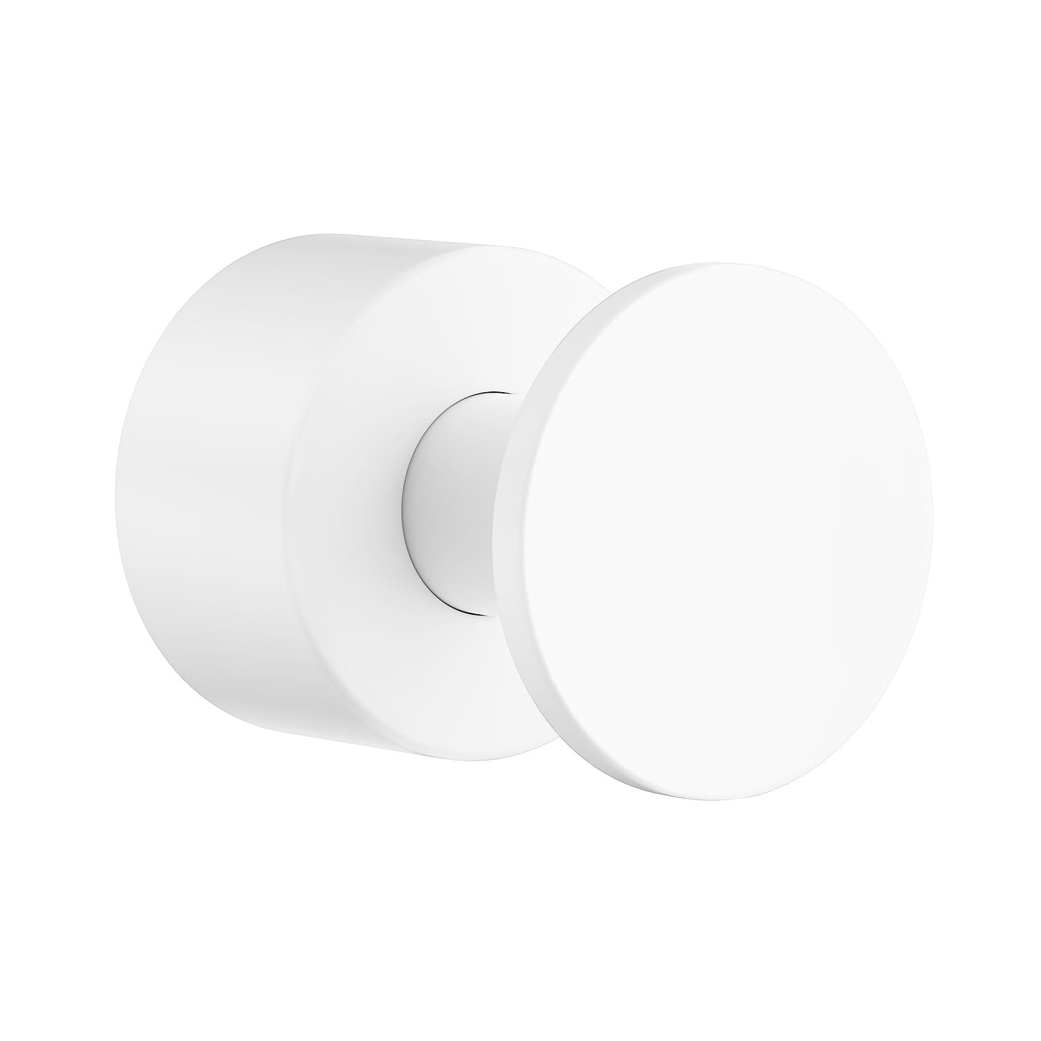 Towel Hooks Wall Mounted Storage Non-rust Brass Core | White