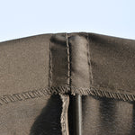 2.5m Curved Parasol With Metal Pole | Dark Gray