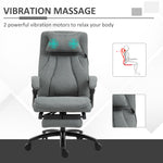 Massage Office Chair 2-point Vibration Usb