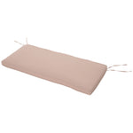 2-seater Bench Cushion Polyester Cover Seat Pad Replacement | Beige