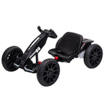 Electric Go Kart For Kids With Dual Motors, Adjustable Seat | Black