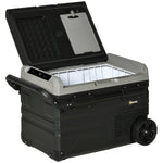 Car Refrigerator 12v Portable Freezer W/ Inner Led Light | Black