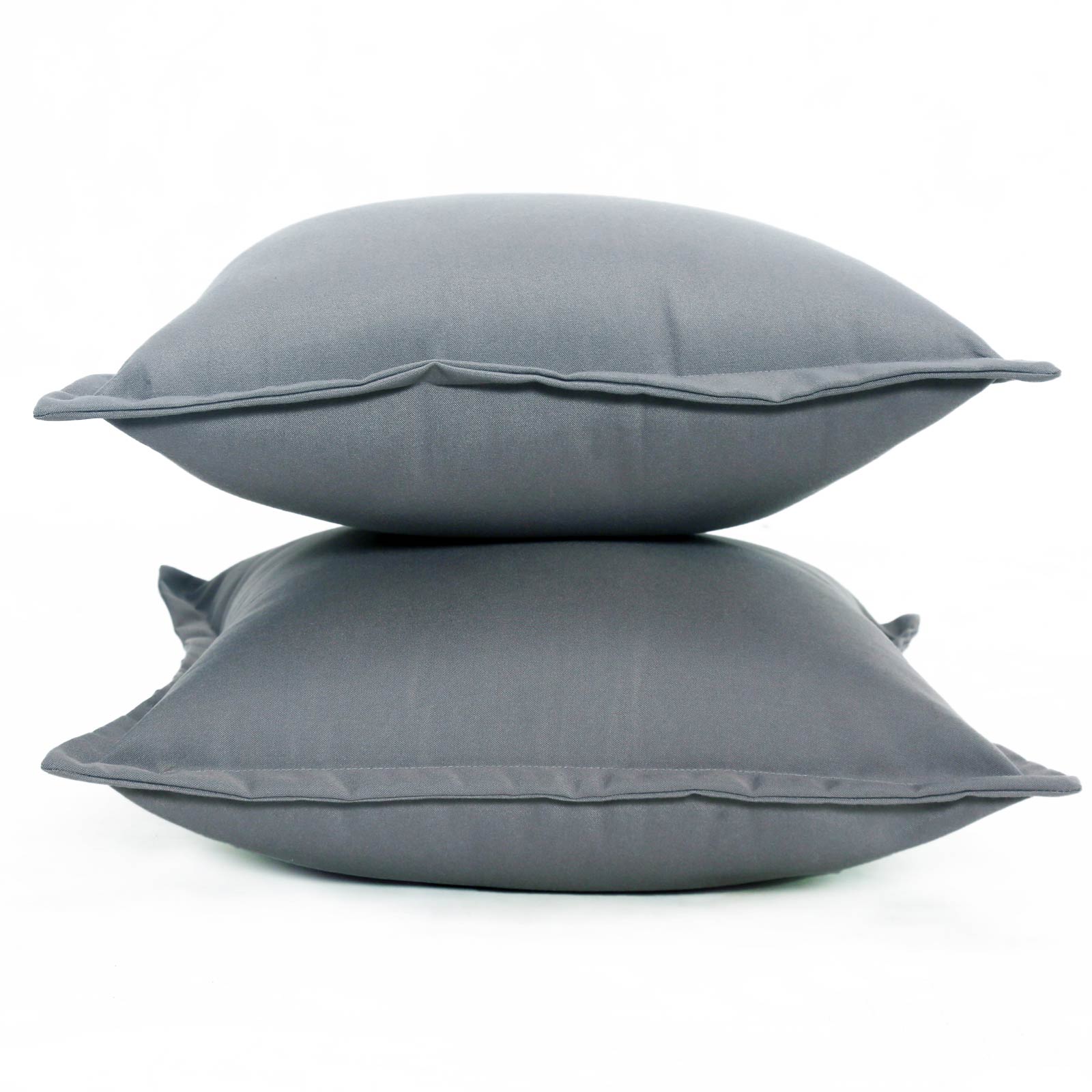 Plain Outdoor Cushion 45 X 45 Cm, Set Of 2 | 45cm x 45cm | Grey
