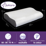 Premium Cervical Neck, Head, Back & Shoulder Support, Shredded Orthopaedic Memory Foam, Bamboo Washable Cover