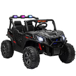 Aiyaplay 2 Seater 24v Kids Electric Car W/ Remote Control | Black