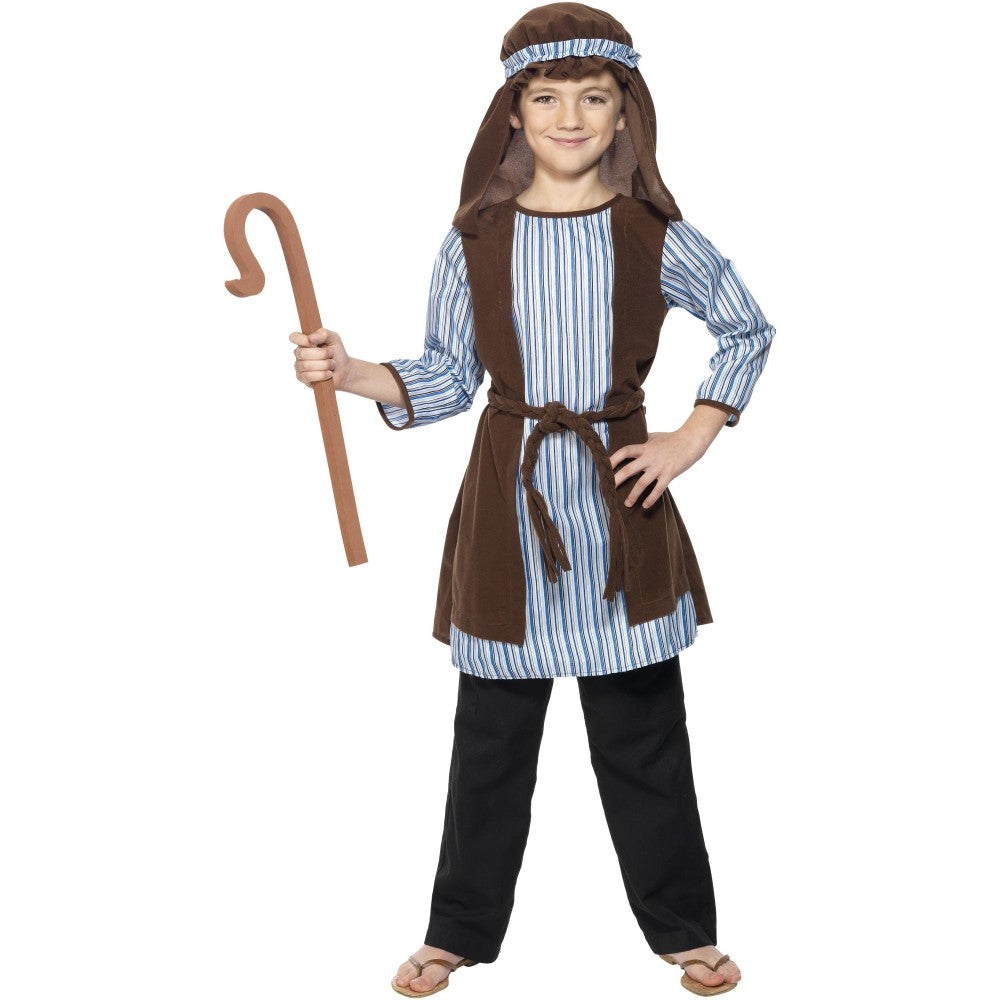 Shepherd Costume, Child | Age 7-9 | Blue & Brown
