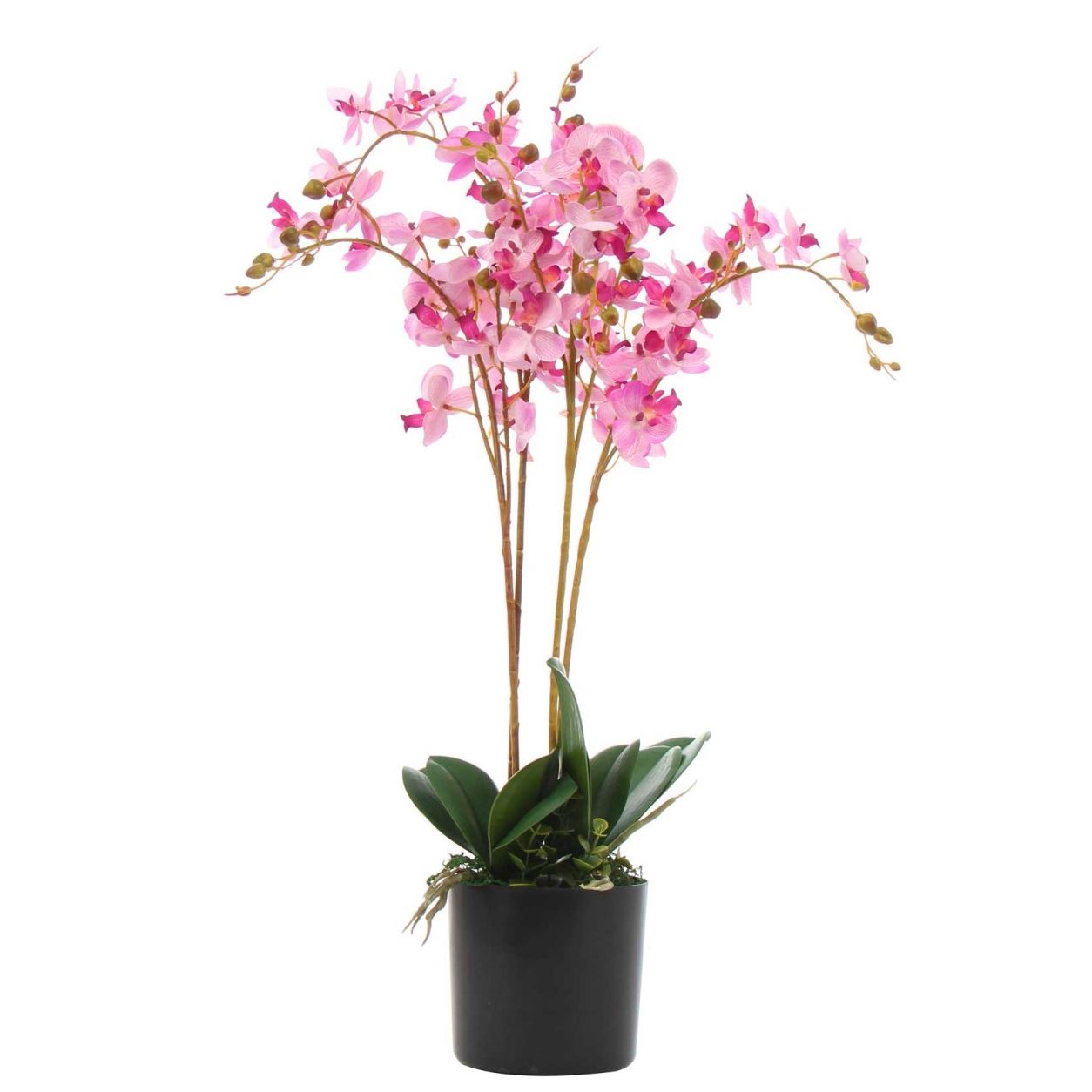 Artificial Orchid Flower Pink Orchid Arrangement  60cm