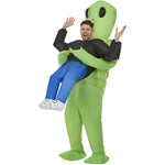 Inflatable Alien Abduction Costume, Green