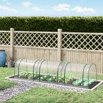 Green Tunnel Greenhouse With Zipped Doors
