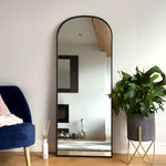 Yōko - Metal Gentle Arch Mirror | 150cm x 60cm | Black