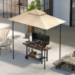 Grill Gazebo Cover Roof Replacement For 1.5 X 2.4m Frame | Beige