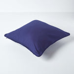 Cotton Plain Cushion Cover | 60cm x 60cm | Navy Blue