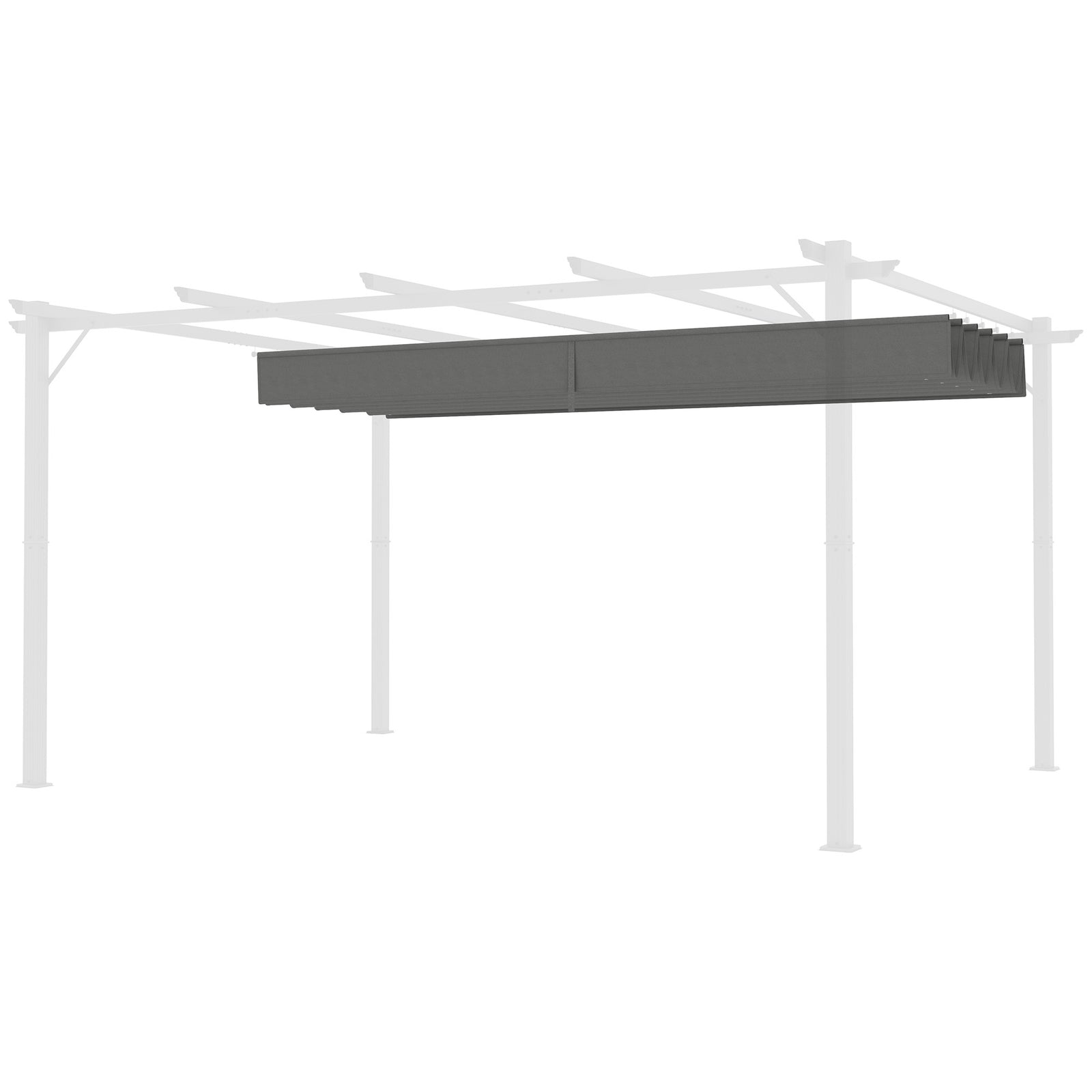 Pergola Shade Cover Replacement Canopy For 3/4 X 3(m) Pergola | Large | Light Grey