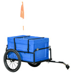 Bike Cargo Trailer With Foldable Storage Box | Blue